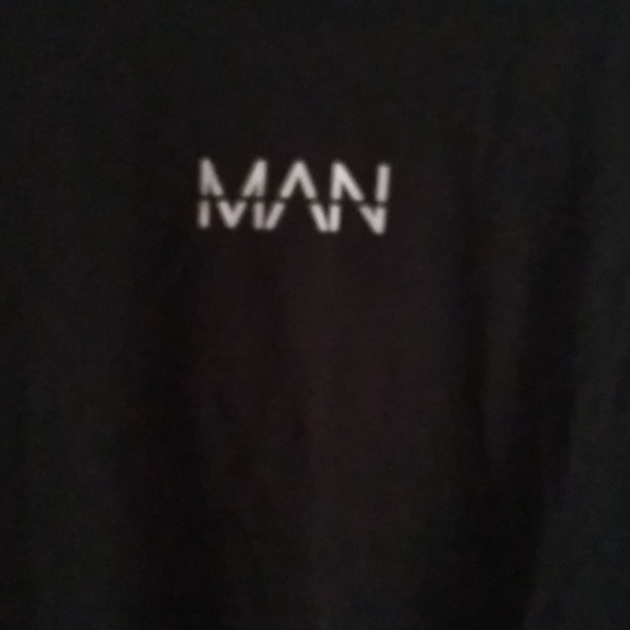 Boohoo Original MAN Long Sleeve Curve Shirt Black Size XL - Picture 12 of 13